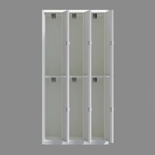 Metal Soyunma Dolabı 6 Kişilik Işçi Soyunma Dolabı