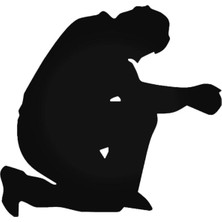 Dua Eden Adam Oto Motor Laptop Duvar Folyo Sticker 15 x 13 cm