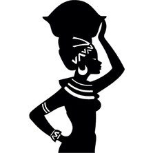 Afrikalı Kadın (Tip 1) 10X16 cm