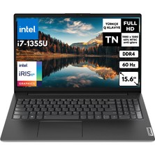 Lenovo V15 G4 Iru I7-1355U 16 GB 2 Tbssd Iris Xe Graphics 15.6" Fhd Windows 11 Pro Taşınabilir Bilgisayar 83A100GPTRAT49