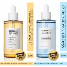 Koreaco Cilt Tonu Eşitleyen  Ampul ve Gözenek  ve Nemlendirici Set
