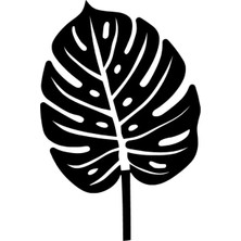 Tropik Yaprak Sticker Oto Motor Laptop Duvar Folyo Sticker 30X45 cm