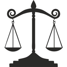 Adalet Terazisi Oto-Araç Sticker Miss Shop 30 x 33 cm MISS-774