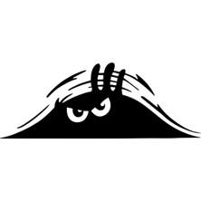 Iyah 30 cm Bagajdan Bakan Adam Oto Sticker Araba Sticker