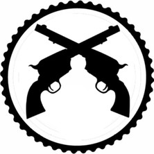 Silah Kolleksiyonu 10.model Tasarım Sticker 10 x 10 cm