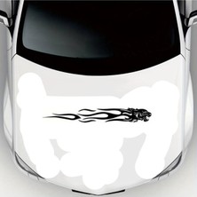 Alevli Arslan Oto Kaput Sticker  44 x 6 cm