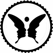 Bakışan Aşıklar Tasarım Sticker 10 x 10 cm