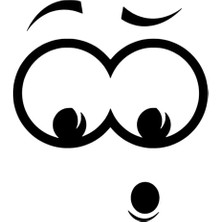 Klozetteki Şaşkın - Araç, Oto, Laptop, Duvar Uyumlu Sticker 20*22 cm