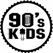 Doksanların Çocukları Tasarım Sticker 10 x 10 cm