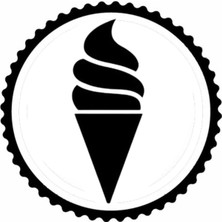 Külahta Dondurma Tasarım Sticker 10 x 10 cm