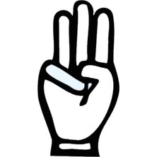 Izci Selamı Sticker 20 x 38 cm