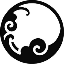 Tutsak Dalgalar Sticker 10 x 10 cm