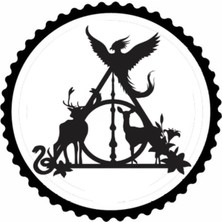 Geometri ve Tabiat Tasarım Sticker 10 x 10 cm