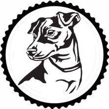 Sevimli Köpek Tasarım 4.model Sticker 10 x 10 cm