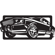 Klasik Arabalar Model 12 Oto Özel Yeni Sticker 25 x 10 cm