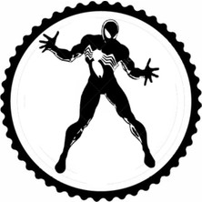 Örümcek Adam Tasarım Sticker 20 x 20 cm