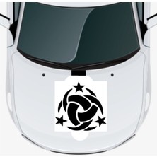 Teşkilatı Mahsusa Amblemi Oto Kaput Sticker 40 x 36 cm