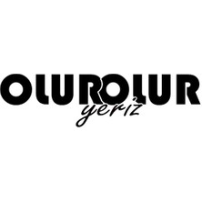 Olur Olur Yeriz Sticker (Oto-Motor-Laptop-Duvar-Dekor) 20 x 7 cm