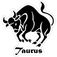 Taurus Boğa (Oto-Motor-Laptop-Dekor) Sticker 30 x 16 cm