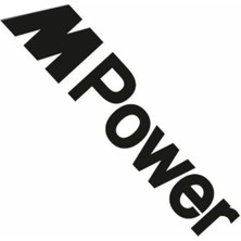 Mpower Yazı Motosiklet Sticker 20 x 4 cm