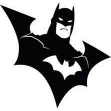 Batman Duvar Dekor Sticker 40 x 36 cm