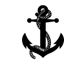 Taka Çapası Oto Arka Cam Sticker 20 x 24 cm