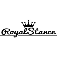 Royal Stance Sticker (Oto-Motor-Laptop-Duvar-Dekor) 30 x 10 cm