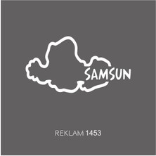 Samsun Il Sınırı Oto Özel Yeni Sticker Oto Özel Yeni Sticker 14*7 cm