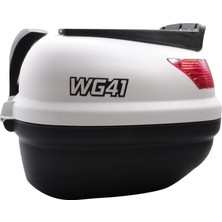 Wogen WG41 Arka Çanta 41 L Sırt Dayamalı Premium (Beyaz) + Wogen Karbon Dizlik Hediye