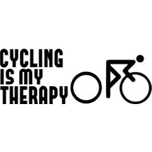 Bisiklet Terapim Duvar Dekor Sticker 40 x 16 cm