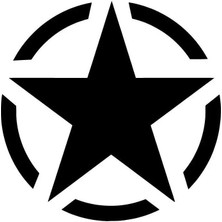 Usarmy Sticker Oto Motor Laptop Duvar Folyo Sticker 10 x 10 cm