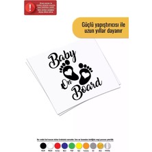 Baby On Board Ayaklar - Araç, Oto, Laptop, Duvar Uyumlu Sticker 20*28 cm