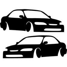 Honda Arabalar Sticker Duvar Dekor Sticker 40 x 28 cm