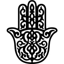 Fatıma Ana Eli Oto Özel Yeni Sticker 20 x 26 cm