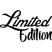 Limited Edition Sticker (Oto-Motor-Laptop-Duvar-Dekor) 15 x 9 cm