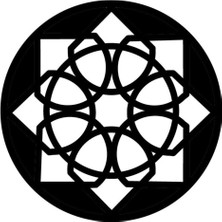 Çiçek Deseni (Oto-Motor-Laptop-Duvar-Dekor) Tip 25 10 x 10 cm