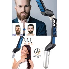 Serenity Haven Elektrikli Unisex Saç ve Sakal Düzleştirici, Keratin, Günlük ve Seyahat Için Uygun, Hızlı