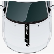 Ford Focus Için Uyumlu Yeni Nesil Aksesuar Oto Kaput Şerit Sticker