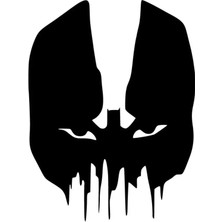 Batman Kurukafa Sticker Oto Motor Laptop Duvar Folyo Sticker 40 x 52 cm