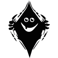 Kaçan Hayalet (Oto-Motor-Laptop-Duvar-Dekor) 20 x 26 cm