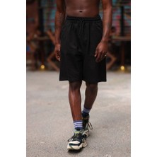 Fy Butik Erkek Iki Iplik Cepli Şort - Siyah