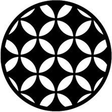 Çiçek Deseni (Oto-Motor-Laptop-Duvar-Dekor) Tip 21 10 x 10 cm