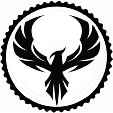 Kartal Desen 2.model Tasarım Sticker 10 x 10 cm