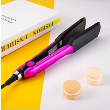 Serenity Haven Pembe Profesyonel Saç Düzleştirici - Parlak ve Şık Görünüm Için