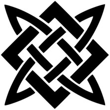 Tribal Şekil - Araç, Oto, Laptop, Duvar Uyumlu Sticker 10*10 cm