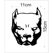 Pitbull Köpek Araba Oto Motosiklet Sticker 00435