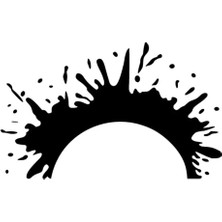 Çamurlu Tampon Sticker Oto Motor Laptop Duvar Folyo Sticker 10X6 cm