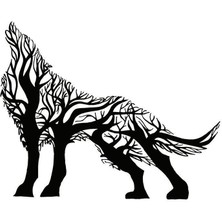 Kurt Ağaç (Oto-Motor-Laptop-Duvar-Dekor) 10 x 8 cm