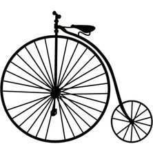 Klasik Bisikletler Oto Motor Laptop Duvar Folyo Sticker (Tip 1) 10X9 cm