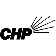 Chp Logo Oto Sticker (Oto-Motor-Laptop-Duvar-Dekor) 10 x 4 cm